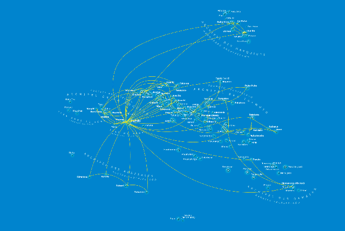 Map of French Polynesia